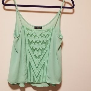 Solemio green mesh tank size M